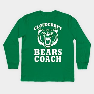 Cloudcroft Bears Coach (Green) Kids Long Sleeve T-Shirt